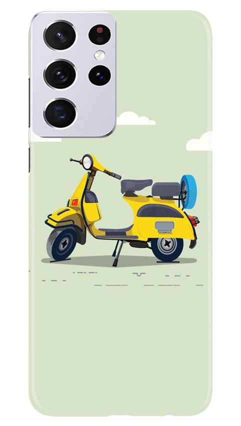 Vintage Scooter Case for Samsung Galaxy S21 Ultra (Design No. 260)