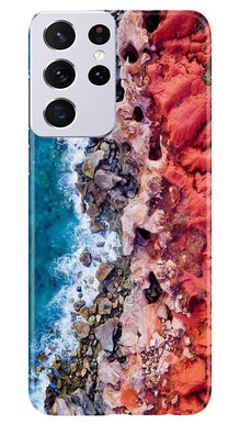 Sea Shore Mobile Back Case for Samsung Galaxy S21 Ultra (Design - 273)