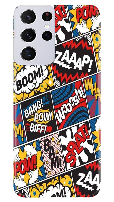 Boom Mobile Back Case for Samsung Galaxy S21 Ultra (Design - 302)