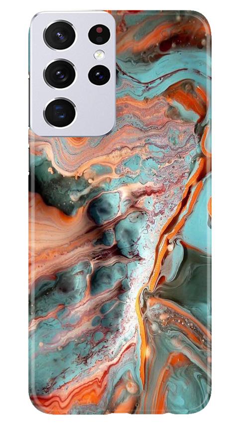 Marble Texture Mobile Back Case for Samsung Galaxy S21 Ultra (Design - 309)