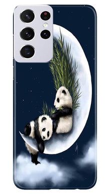 Panda Moon Mobile Back Case for Samsung Galaxy S21 Ultra (Design - 318)