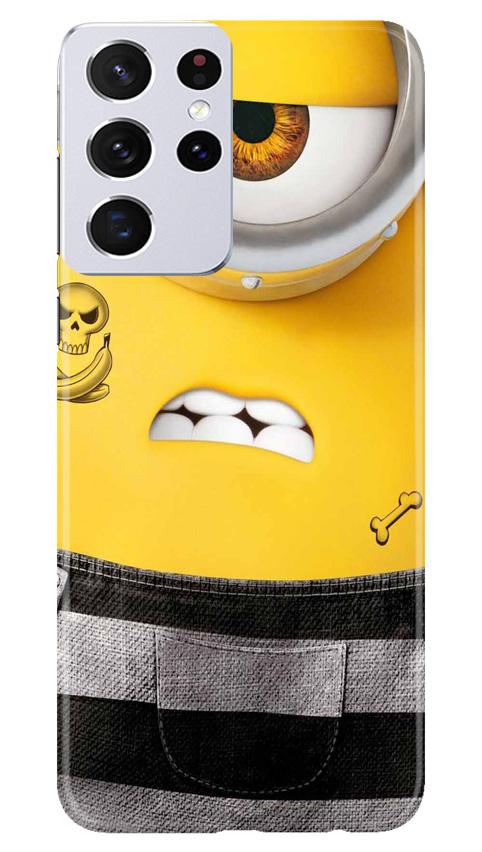Minion Mobile Back Case for Samsung Galaxy S21 Ultra (Design - 324)