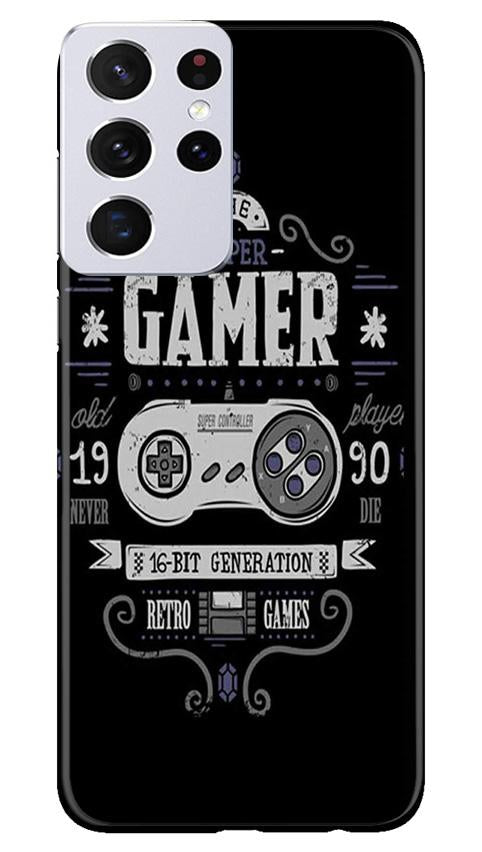 Gamer Mobile Back Case for Samsung Galaxy S21 Ultra (Design - 330)