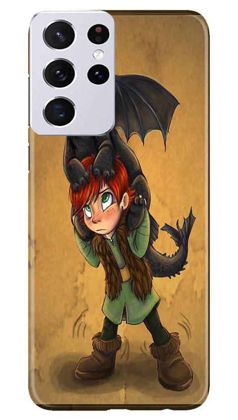Dragon Mobile Back Case for Samsung Galaxy S21 Ultra (Design - 336)