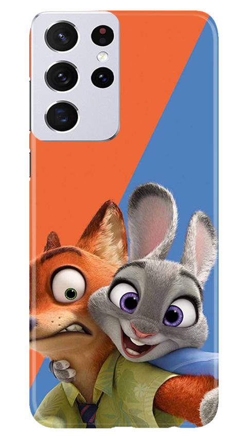 Cartoon Mobile Back Case for Samsung Galaxy S21 Ultra (Design - 346)