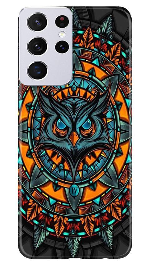 Owl Mobile Back Case for Samsung Galaxy S21 Ultra (Design - 360)