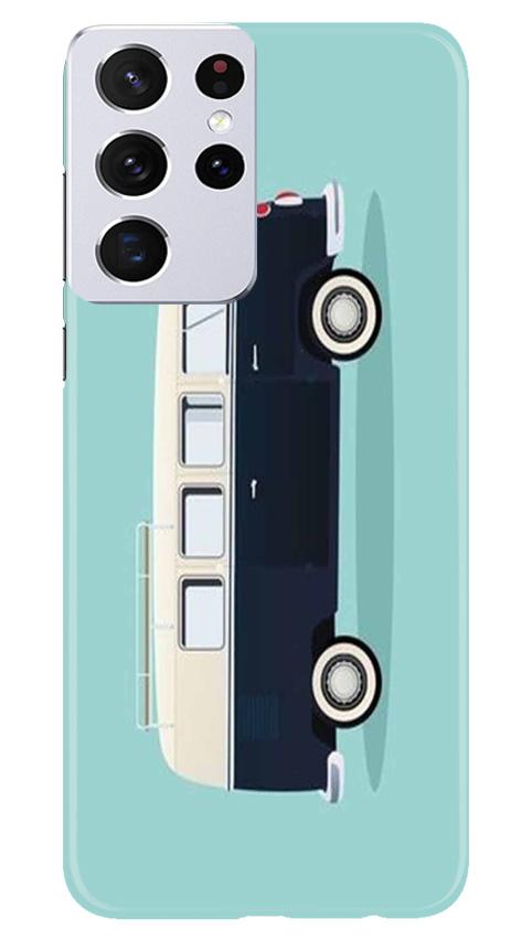 Travel Bus Mobile Back Case for Samsung Galaxy S21 Ultra (Design - 379)