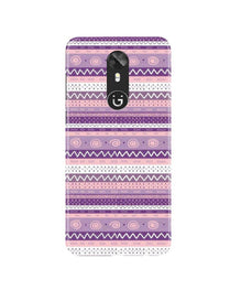 Zigzag line pattern3 Mobile Back Case for Gionee A1 (Design - 11)
