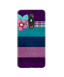 Purple Blue Mobile Back Case for Gionee A1 (Design - 37)