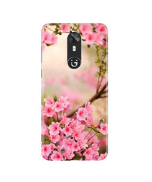 Pink flowers Mobile Back Case for Gionee A1 (Design - 69)