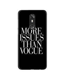 More Issues than Vague Mobile Back Case for Gionee A1 (Design - 74)