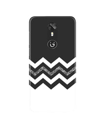 Black white Pattern2Mobile Back Case for Gionee A1 (Design - 83)