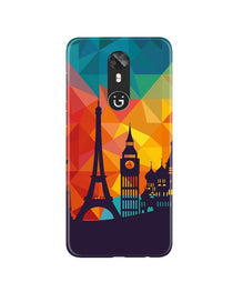 Eiffel Tower2 Mobile Back Case for Gionee A1 (Design - 91)