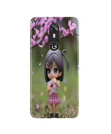 Cute Girl Mobile Back Case for Gionee A1 (Design - 92)