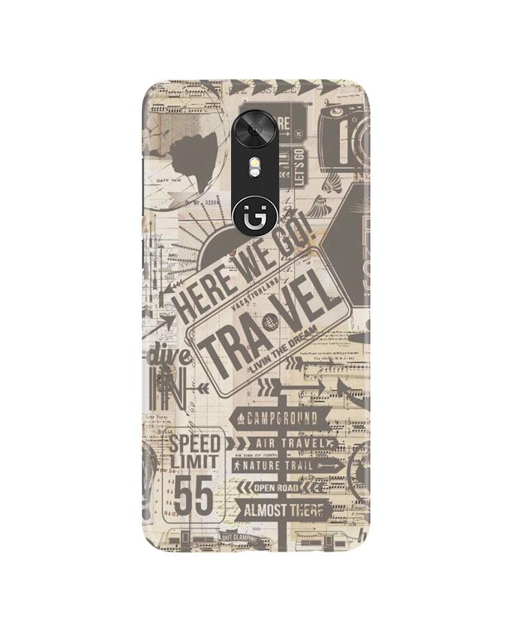 Travel Case for Gionee A1  (Design - 104)