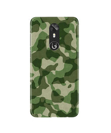 Army Camouflage Mobile Back Case for Gionee A1  (Design - 106)