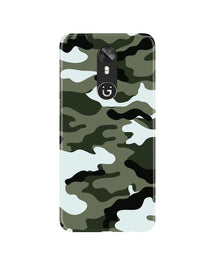 Army Camouflage Mobile Back Case for Gionee A1  (Design - 108)