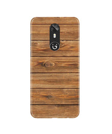 Wooden Look Mobile Back Case for Gionee A1  (Design - 113)