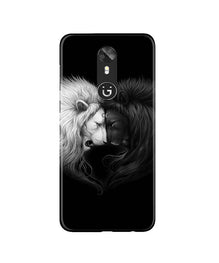 Dark White Lion Mobile Back Case for Gionee A1  (Design - 140)
