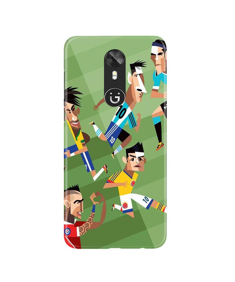 Football Case for Gionee A1(Design - 166)