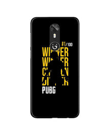 Pubg Winner Winner Mobile Back Case for Gionee A1  (Design - 177)