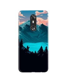 Mountains Mobile Back Case for Gionee A1 (Design - 186)