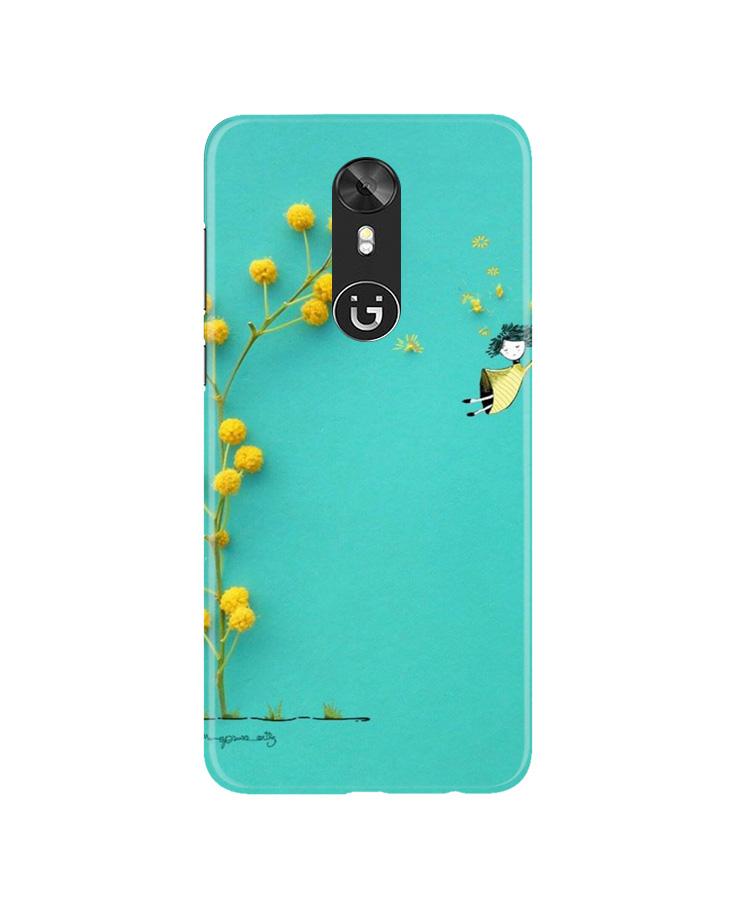 Flowers Girl Case for Gionee A1 (Design No. 216)