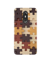 Puzzle Pattern Mobile Back Case for Gionee A1 (Design - 217)
