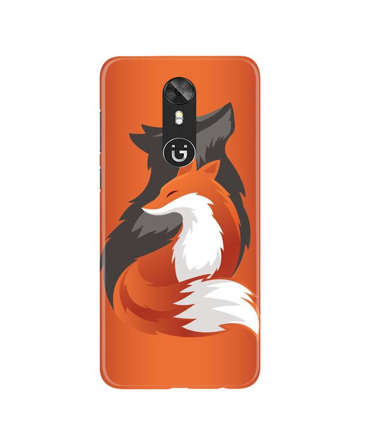 Wolf  Case for Gionee A1 (Design No. 224)