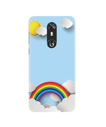 Rainbow Mobile Back Case for Gionee A1 (Design - 225)