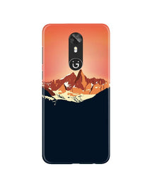 Mountains Mobile Back Case for Gionee A1 (Design - 227)