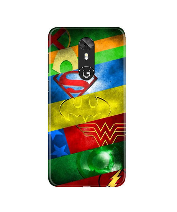 Superheros Logo Case for Gionee A1 (Design No. 251)