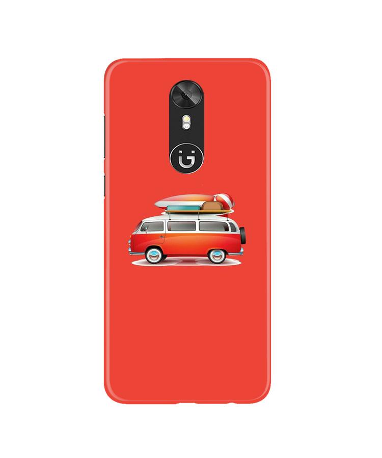Travel Bus Case for Gionee A1 (Design No. 258)