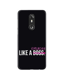 Like a Girl Boss Mobile Back Case for Gionee A1 (Design - 265)