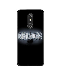 Girl Boss Black Mobile Back Case for Gionee A1 (Design - 268)