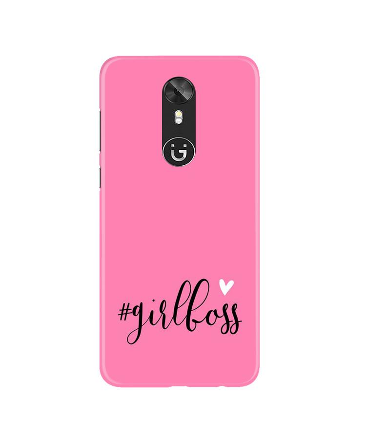 Girl Boss Pink Case for Gionee A1 (Design No. 269)