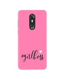 Girl Boss Pink Mobile Back Case for Gionee A1 (Design - 269)