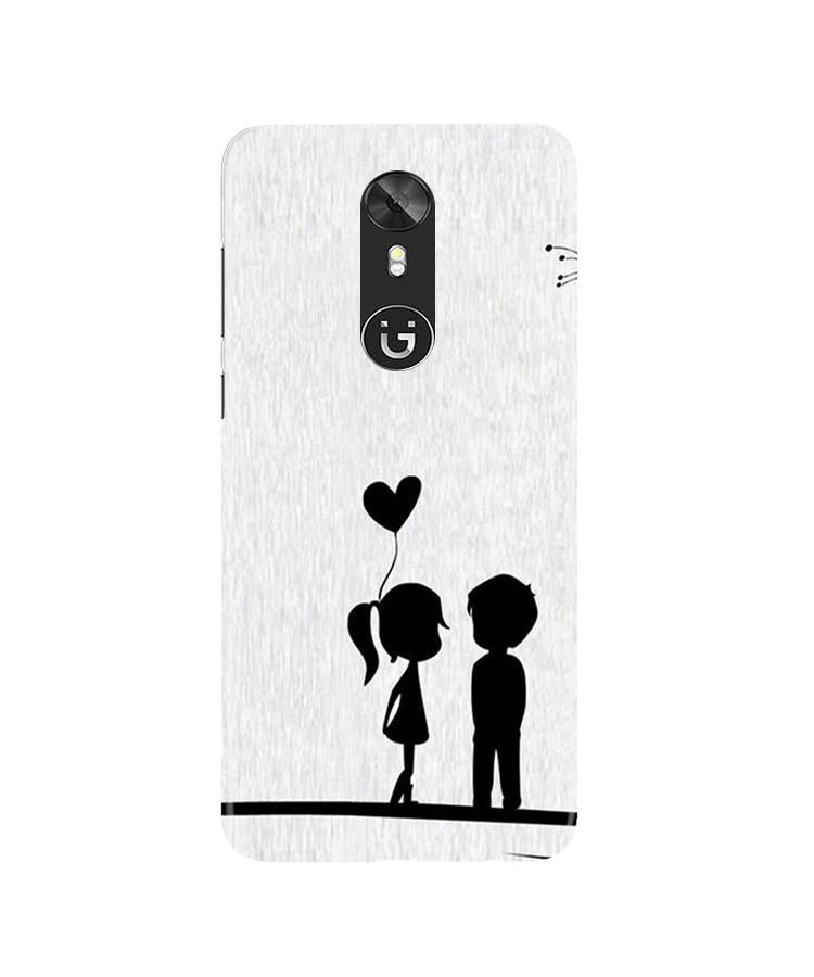 Cute Kid Couple Case for Gionee A1 (Design No. 283)