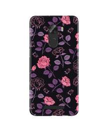 Rose Pattern Mobile Back Case for Gionee A1 Lite (Design - 2)