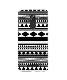 Black white Pattern Mobile Back Case for Gionee A1 Lite (Design - 5)