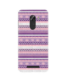 Zigzag line pattern3 Mobile Back Case for Gionee A1 Lite (Design - 11)