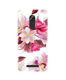 Beautiful flowers Mobile Back Case for Gionee A1 Lite (Design - 23)