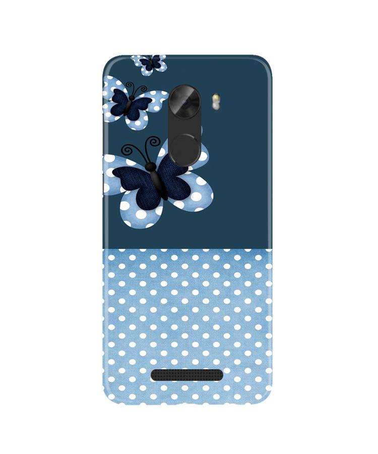 White dots Butterfly Case for Gionee A1 Lite