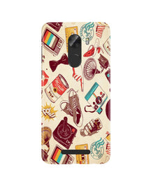 Vintage Mobile Back Case for Gionee A1 Lite (Design - 35)