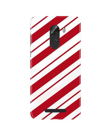 Red White Mobile Back Case for Gionee A1 Lite (Design - 44)