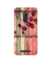 Wooden look2 Mobile Back Case for Gionee A1 Lite (Design - 56)