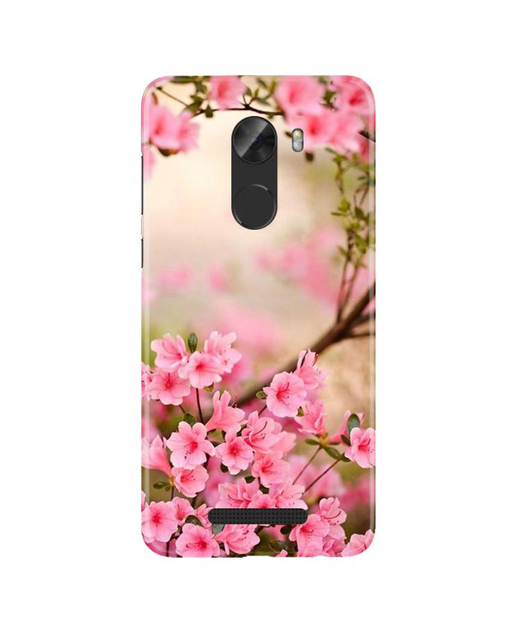 Pink flowers Case for Gionee A1 Lite