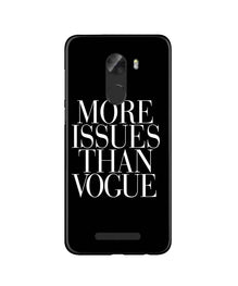 More Issues than Vague Mobile Back Case for Gionee A1 Lite (Design - 74)