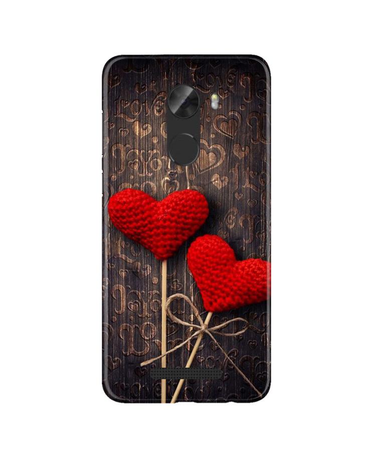 Red Hearts Case for Gionee A1 Lite