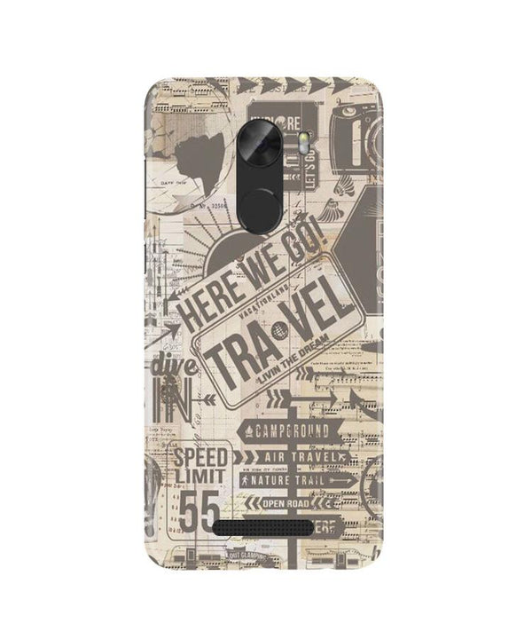 Travel Case for Gionee A1 Lite  (Design - 104)